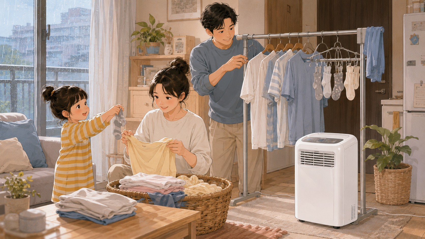 小家庭用除濕機室內乾衣