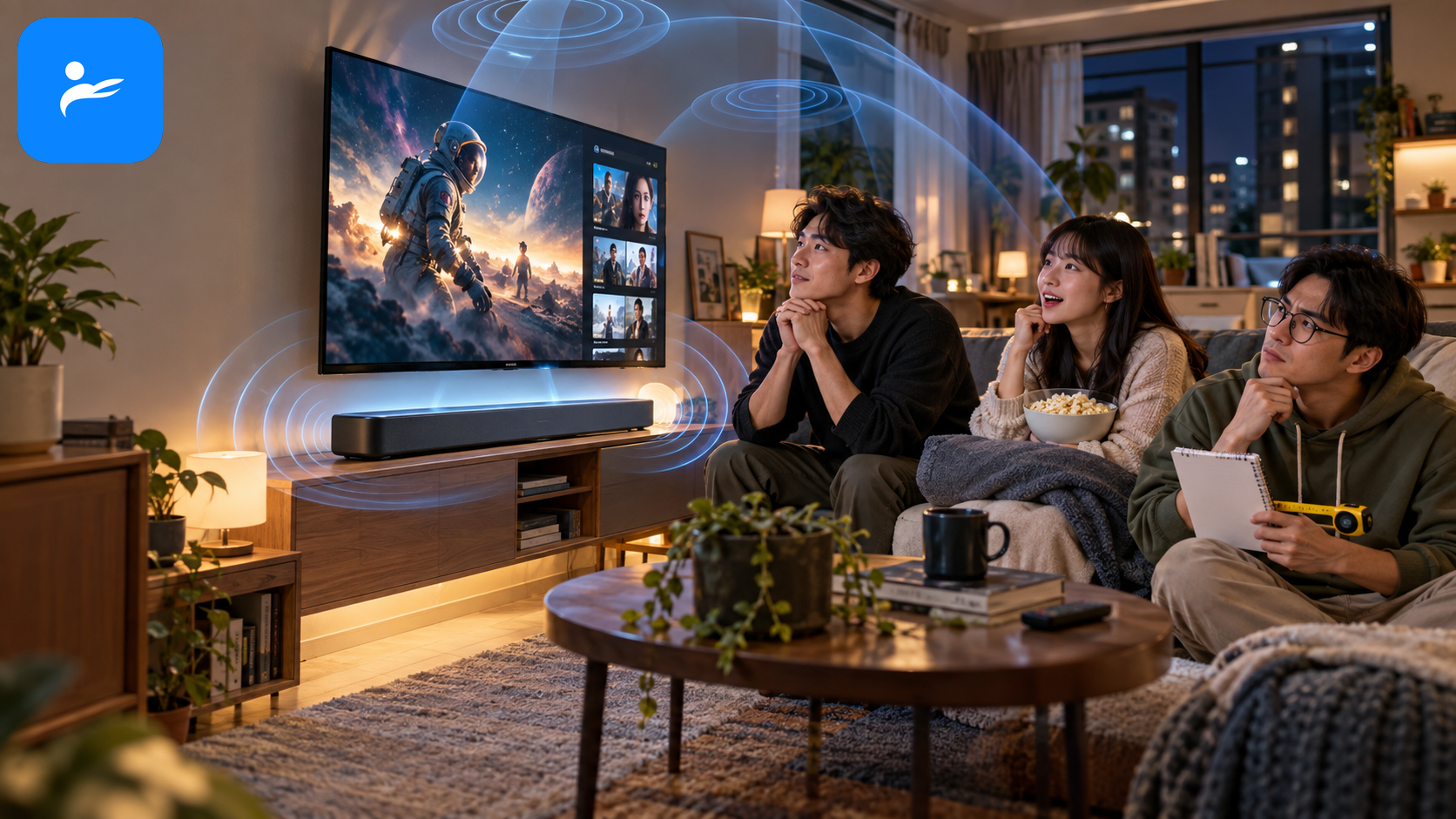 電影玩家、追劇族與租屋族分別評估是否購買 Dolby Atmos Soundbar