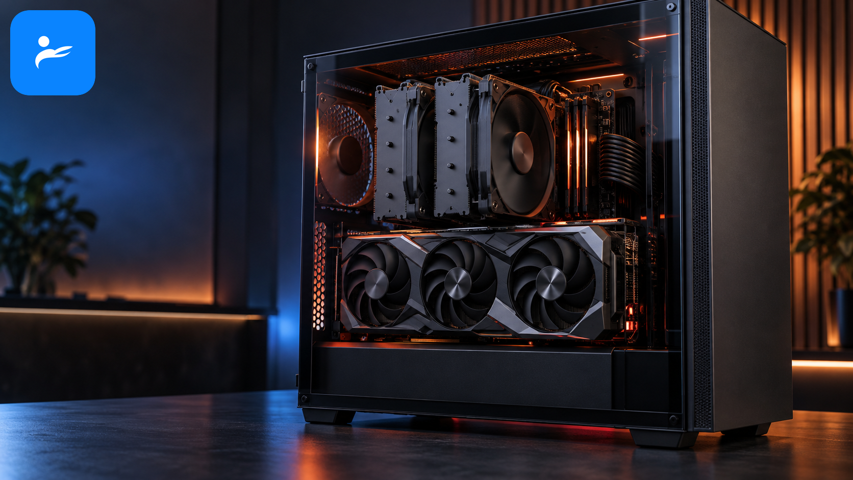 八萬元高階遊戲桌機,Ryzen 7 9800X3D 搭配 RX 9070 XT 16GB 與大型塔式散熱器