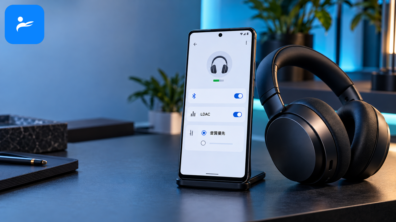 Android 手機開啟 LDAC 音質優先設定並連接耳機